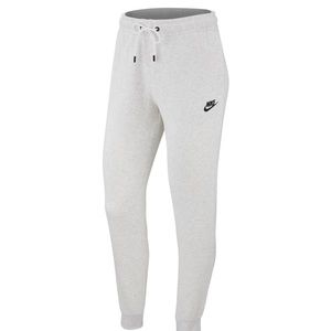 Women’s white/gray Nike joggers